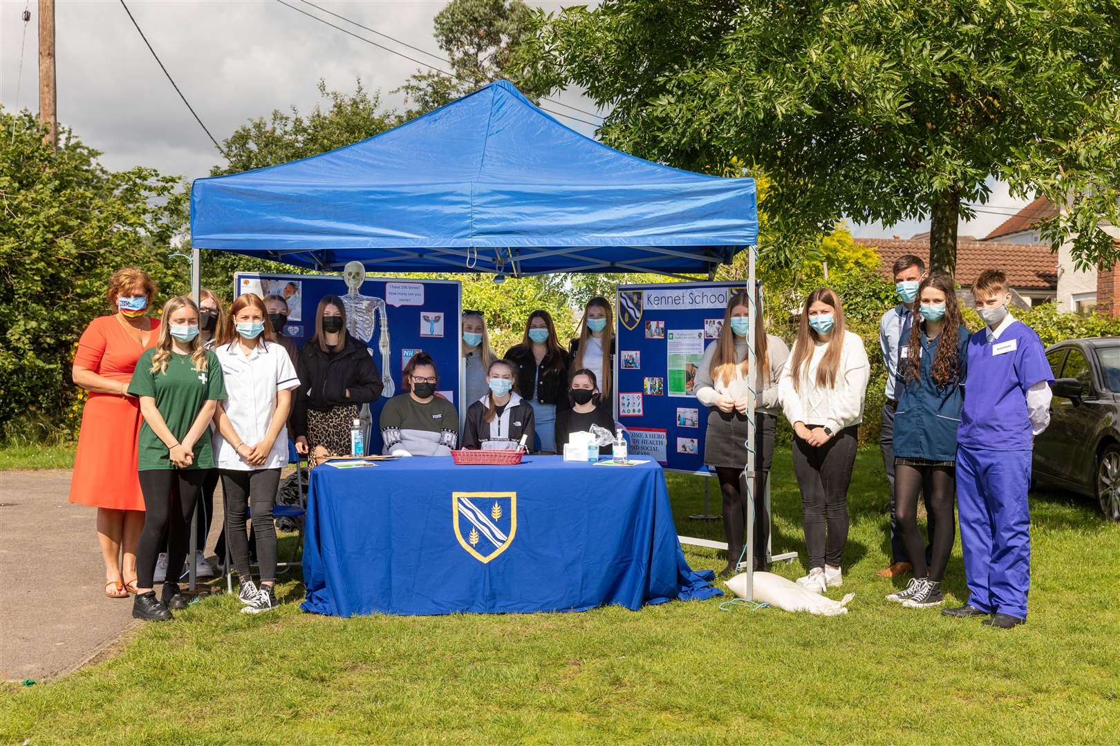Kennet School health and social care pupils at Visions of Recovery (49118034) (49132758)