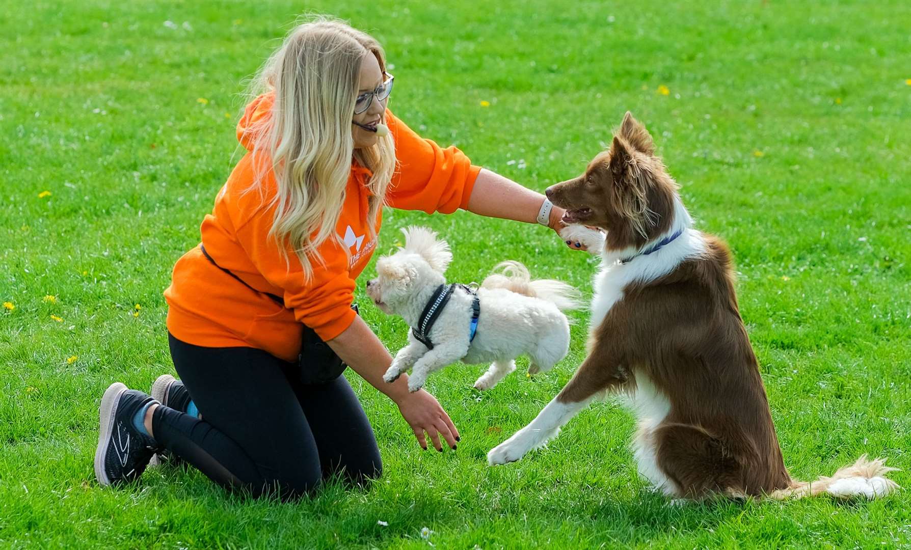 Lucy Heath and The Trickstars, Britain's Got Talent finalists, were present at the festival to show off their incredible skills