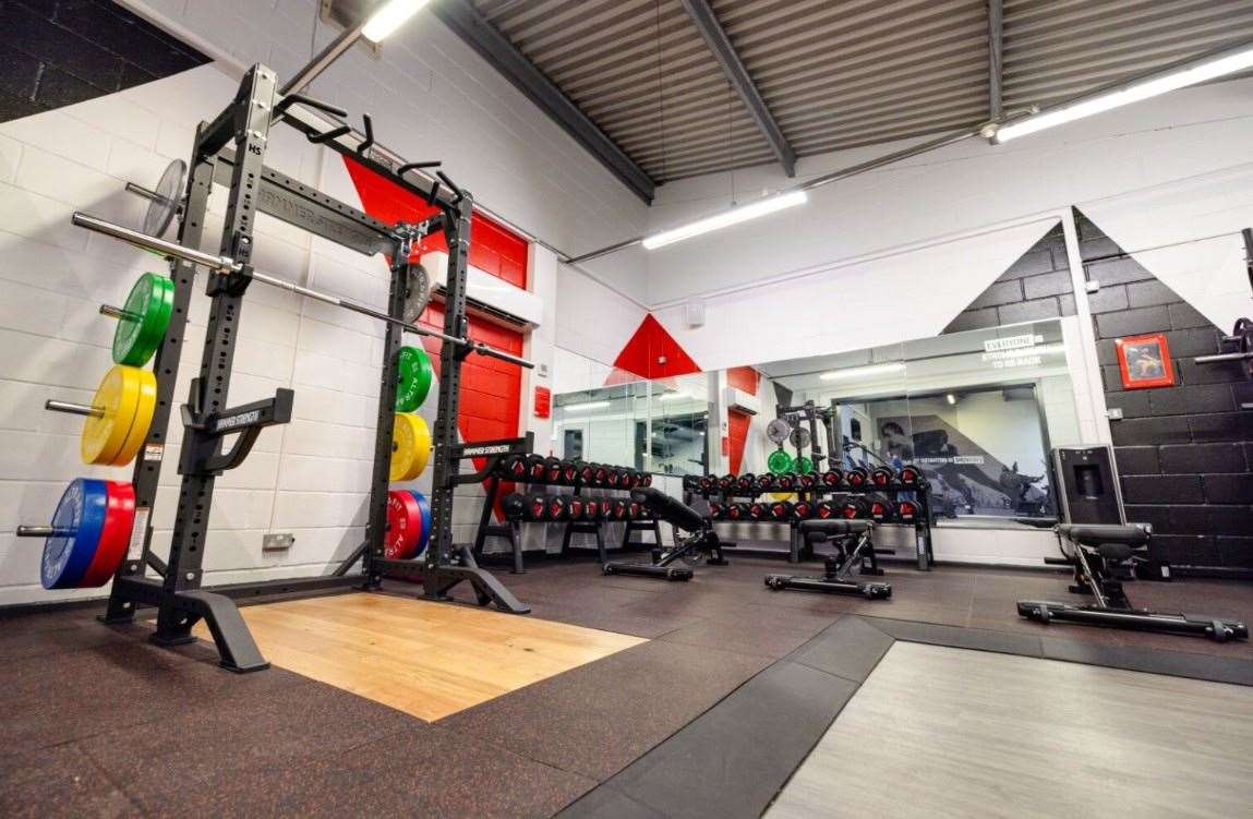Refurbished strength training area