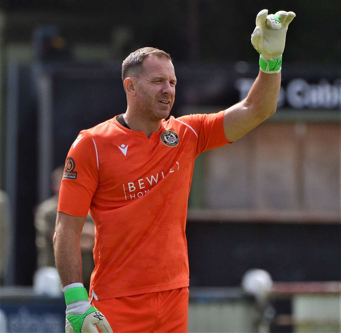 Veteran goalkeeper Ryan Clarke