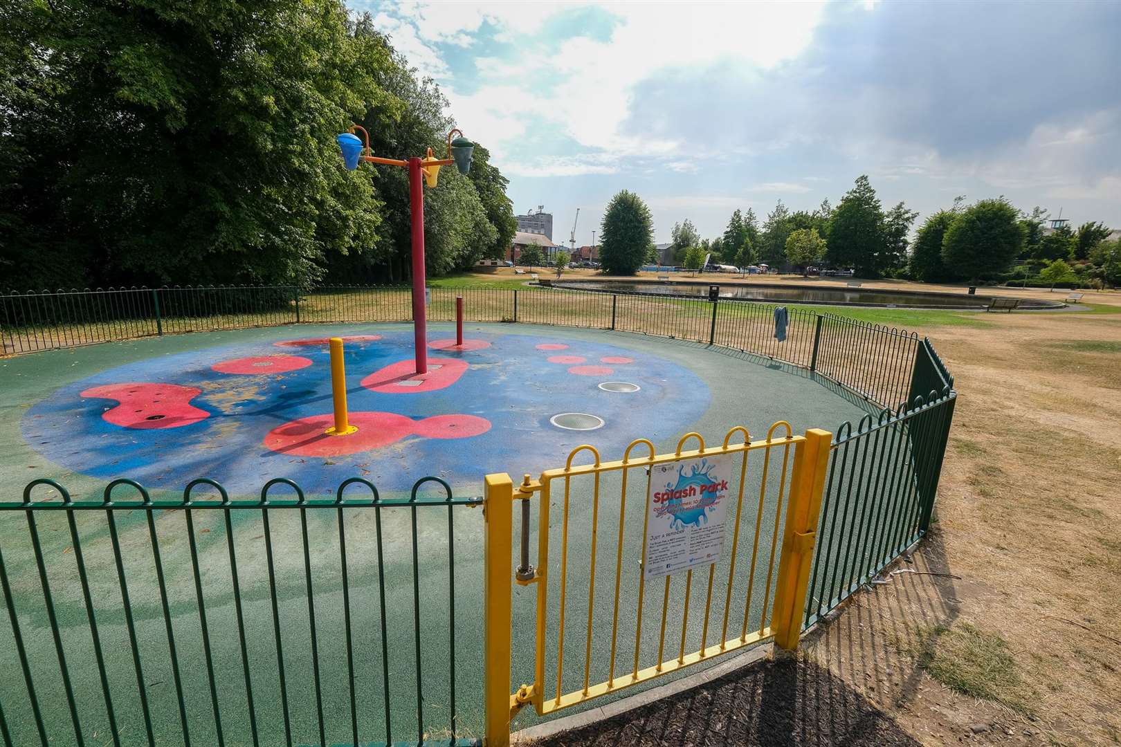 Too hot for the splash park