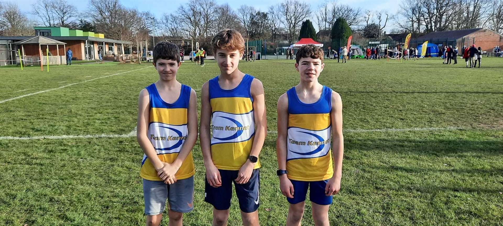 The under-15 boys, second place