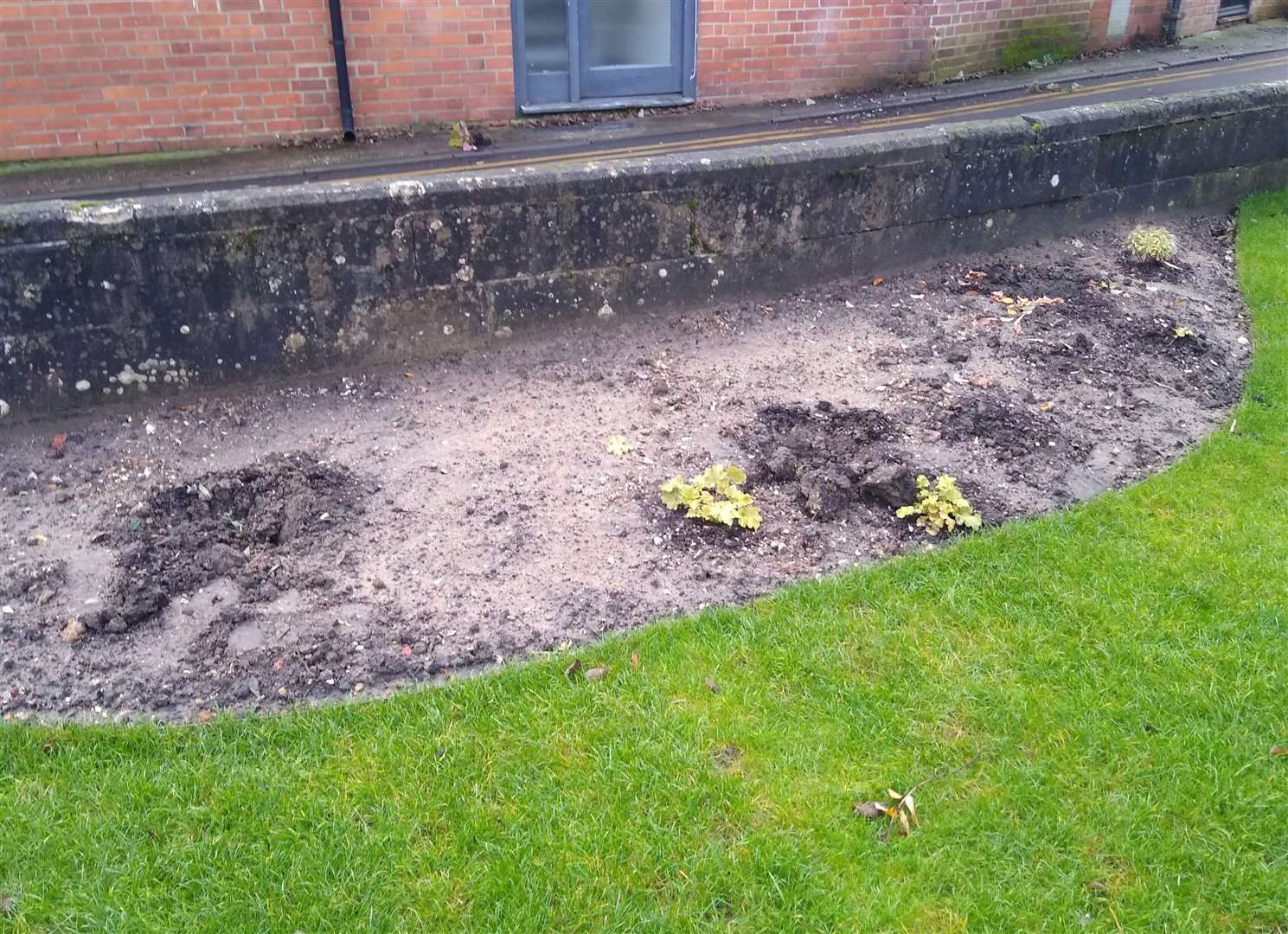 The damaged caused at Newbury Methodist Church