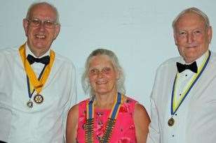 Mike Cole, Audrey Kelly and Maurice Franks