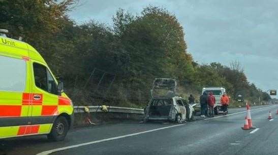 Emergency services at the scene