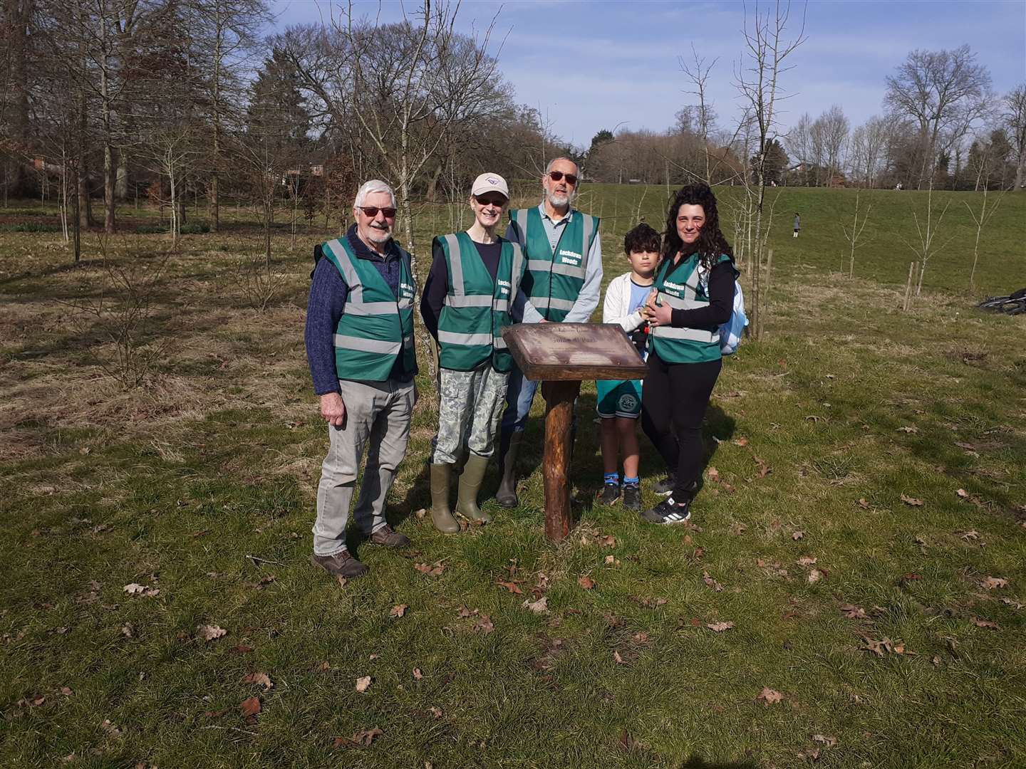 The Lockdown Wood team on 8 March 2025