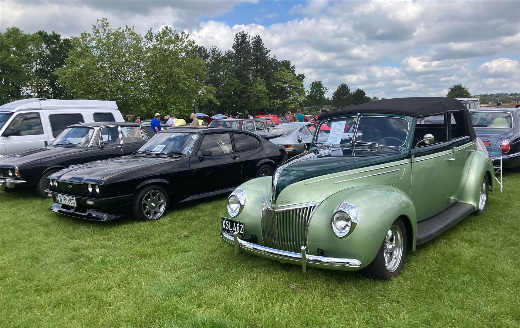 Classic cars at preview Thatcham Festival