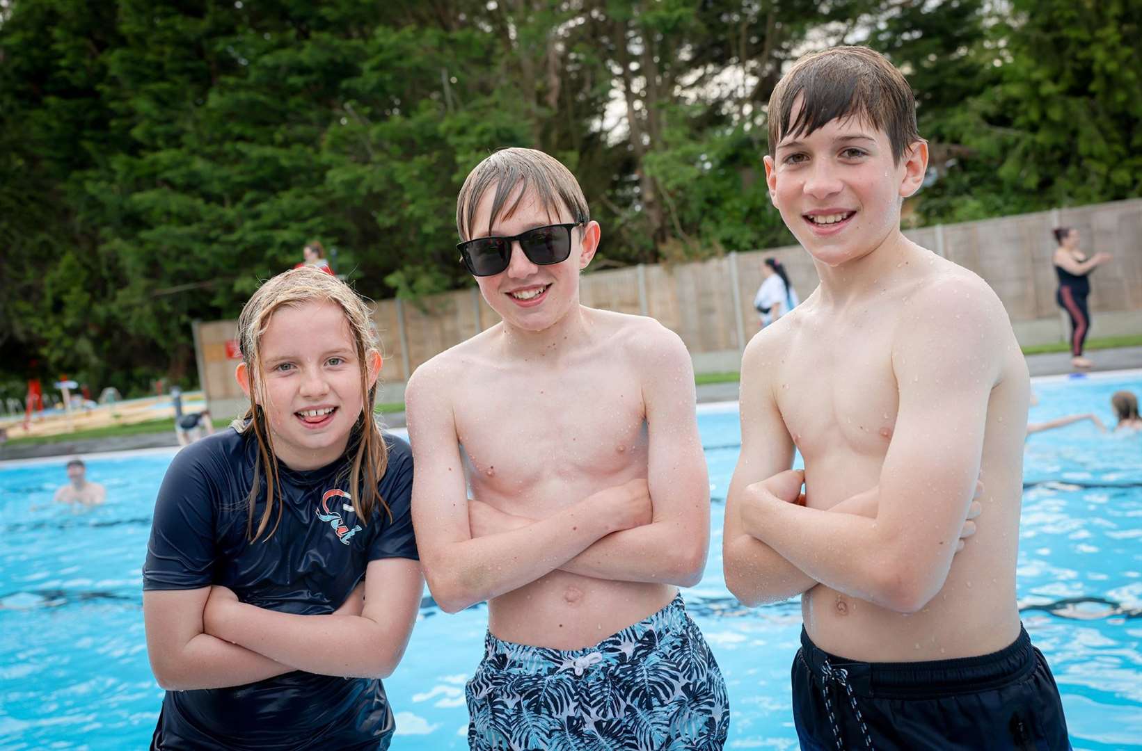 Children enjoying Northcroft Lido