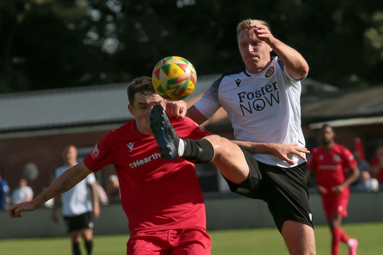 Midfielder Joe Shepherd put in another tireless performance