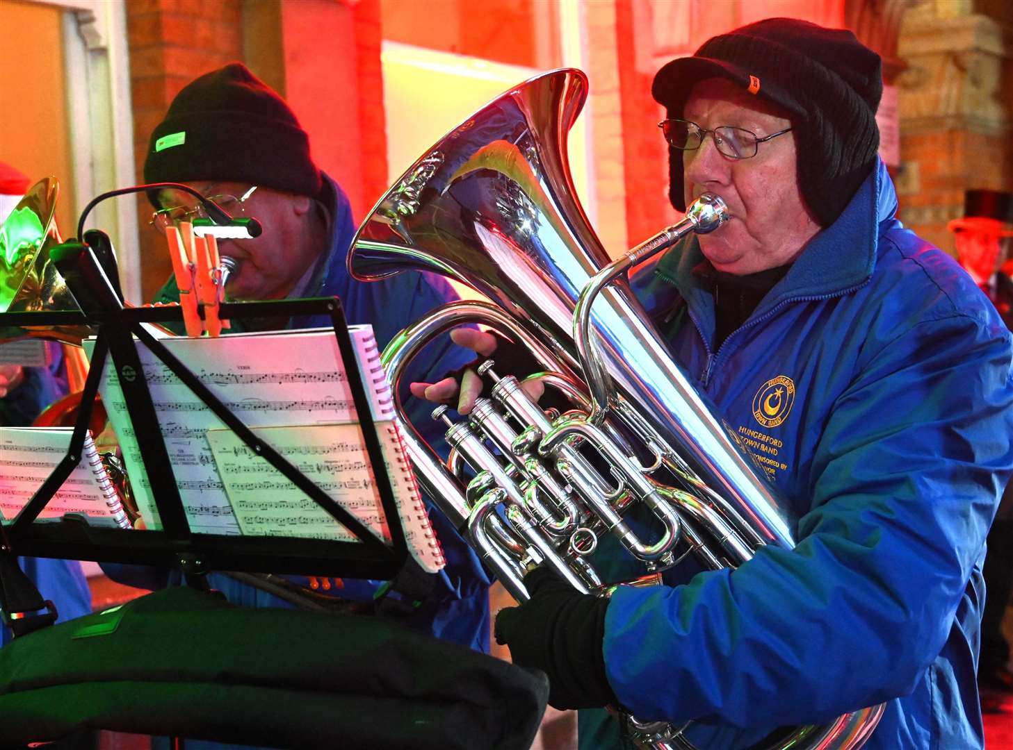 Hungerford Christmas light switch on