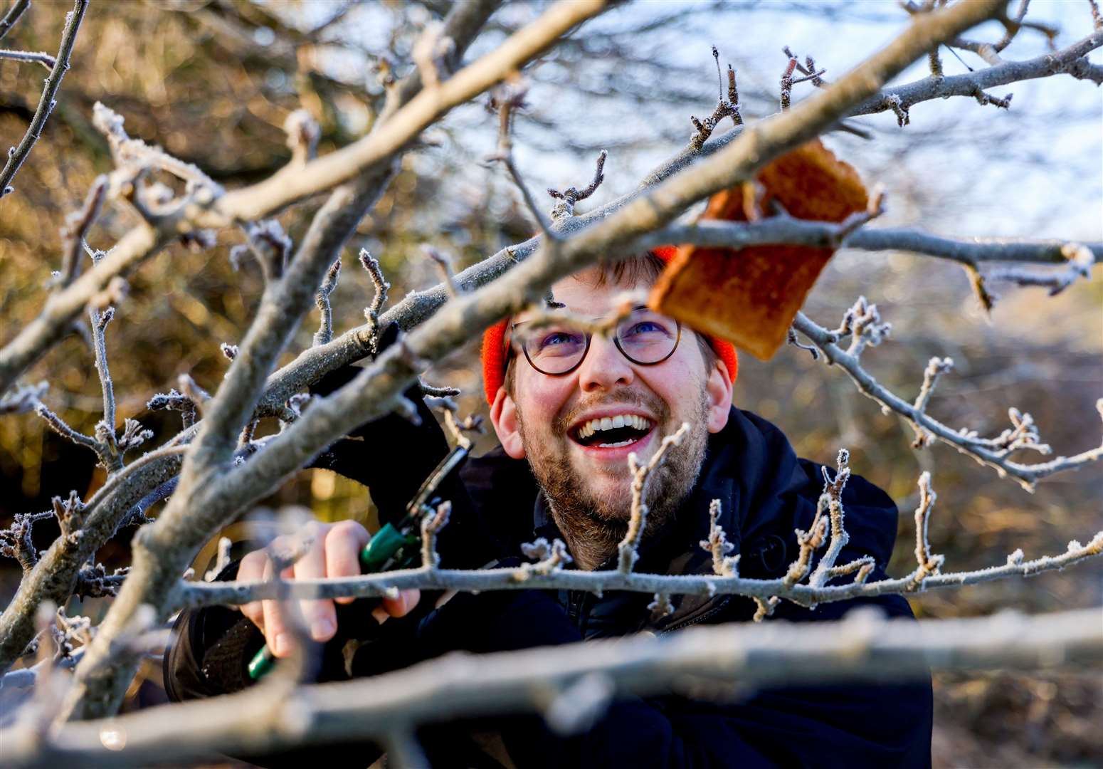 Wassail at the City Recreation Ground orchard in Newbury on January 11