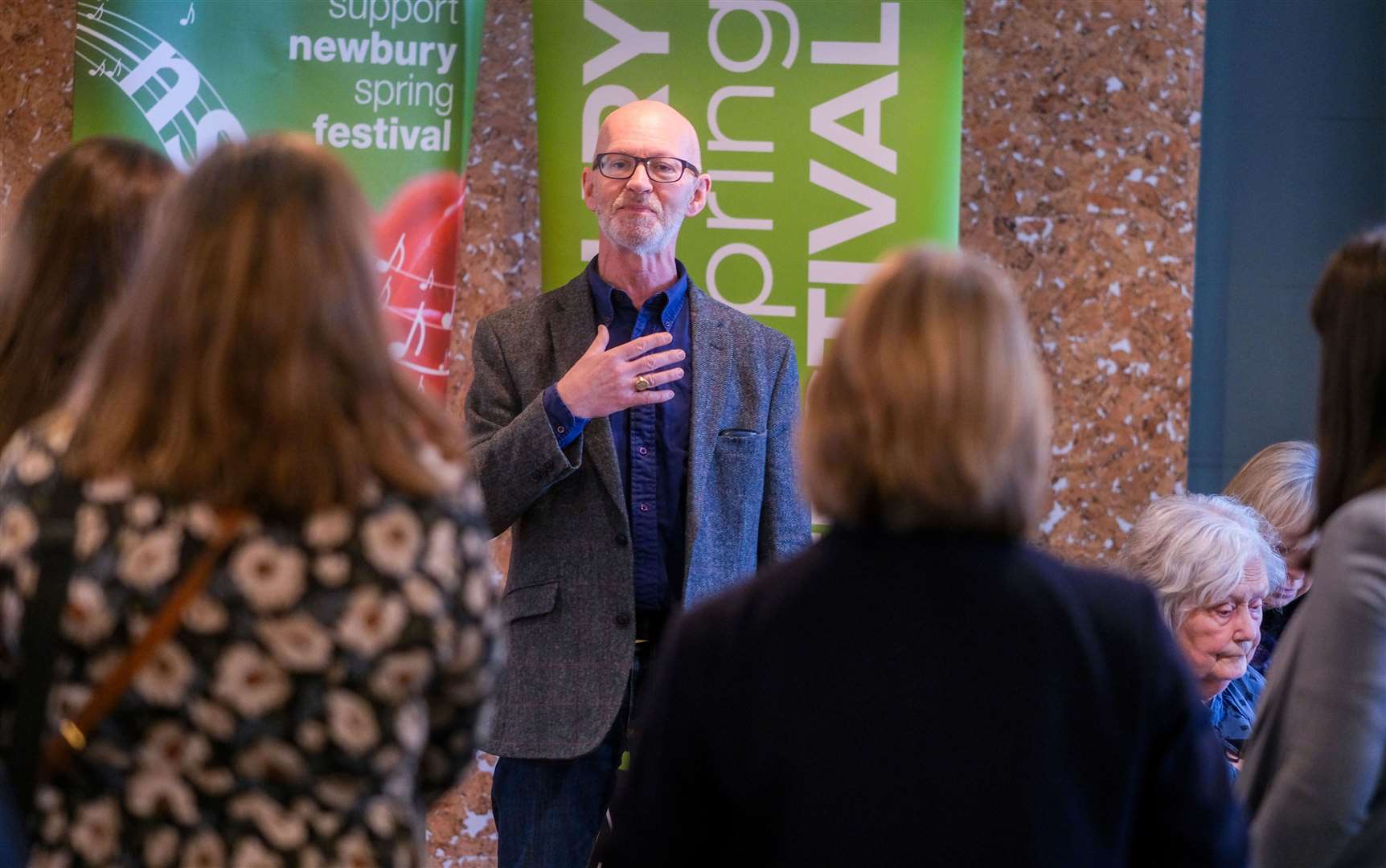 Festival director Mark Eynon launches Newbury Spring Festival Ref: 09-0924B