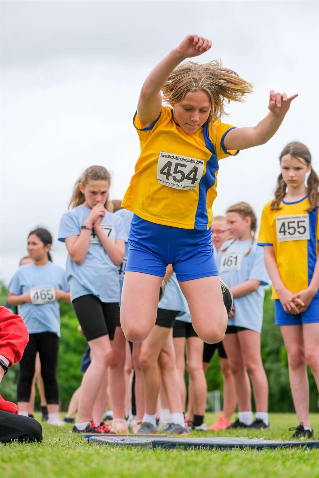 Standing Long Jump for Brightwalton Year 5 & 6 Girls