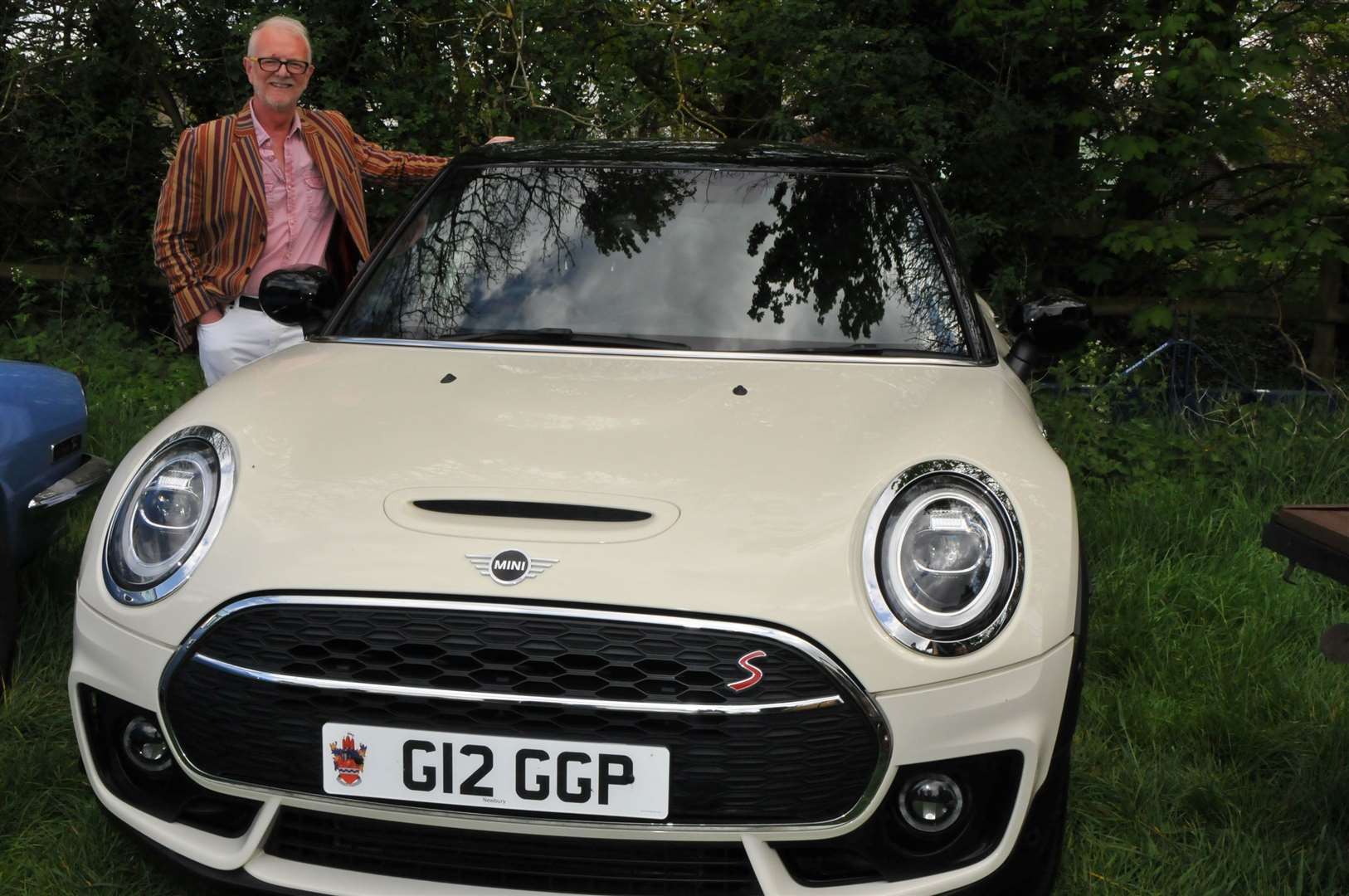 Garry Poulson with his 'future classic' Mini, picture Geoff Fletcher