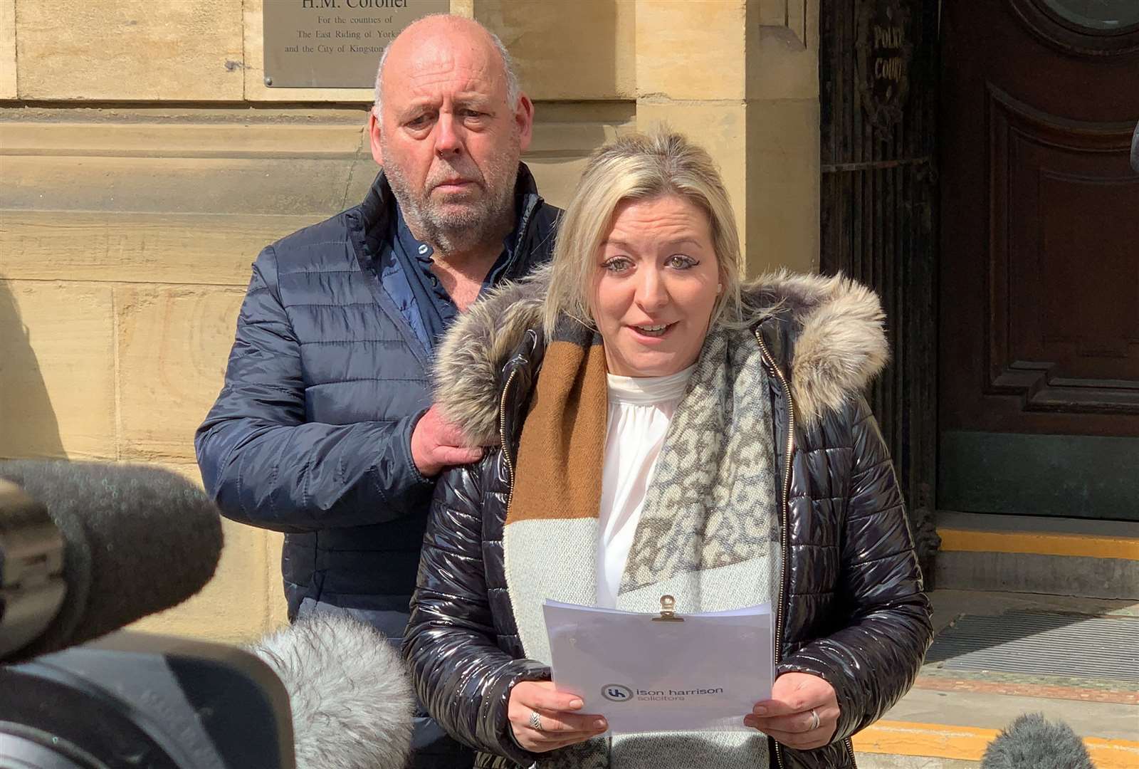 Laura Sugden has been campaigning for the control of crossbows since her partner Shane Gilmer was killed in 2018 (Dave Higgens/PA)