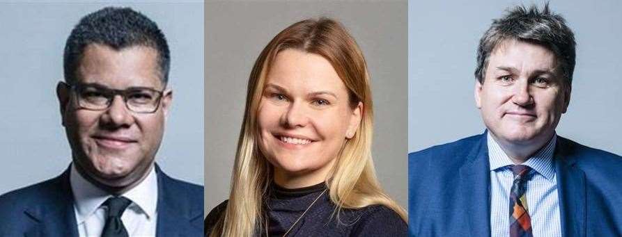 Alok Sharma, Laura Farris and Kit Malthouse