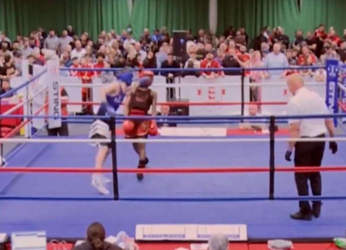 Rocky Golby took bronze at the England Boxing Junior Championships