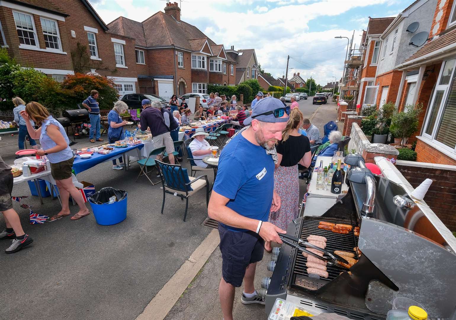The weather held out for the barbecue plans today (Thursday)