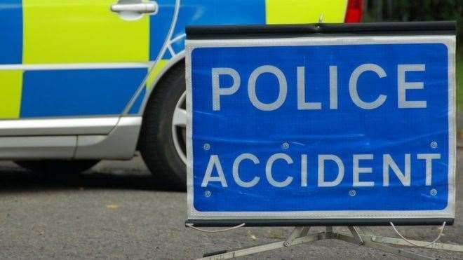 Accident on the M4 between Reading and Theale