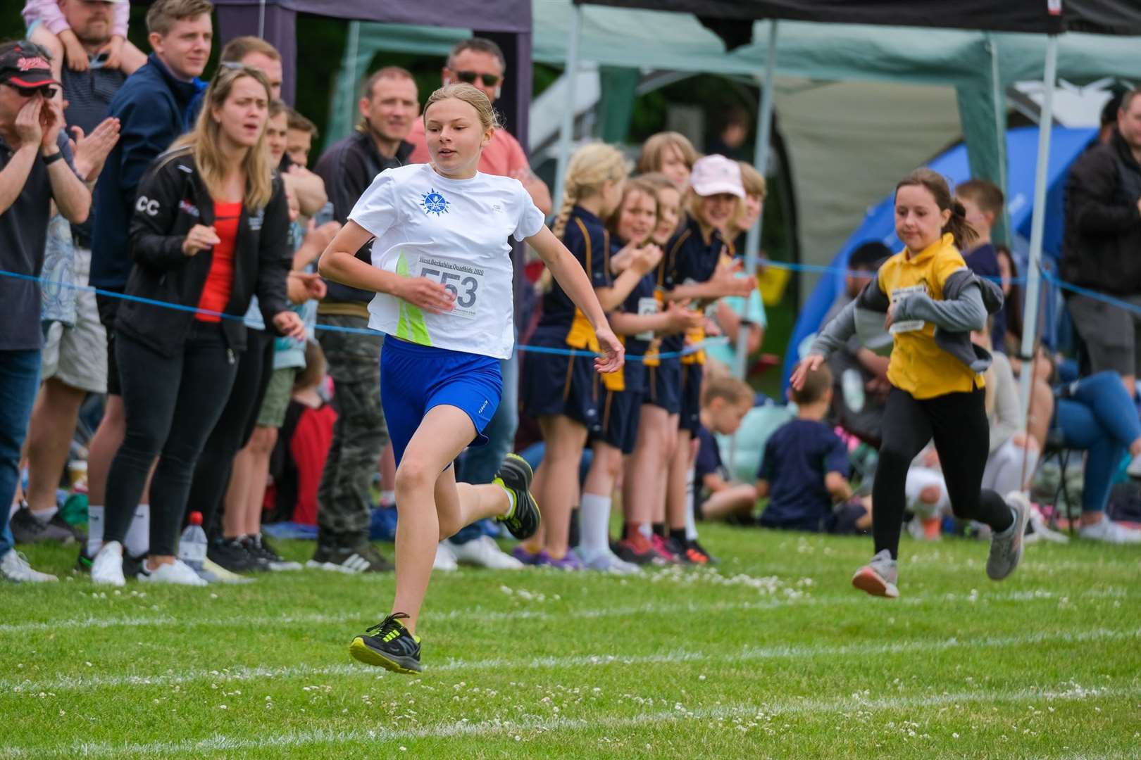 75m sprint for the Year 5&6 Girls - John Rankin