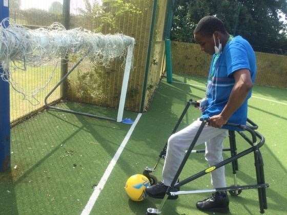Brookfields student Yanne taking part in the MOVE programme