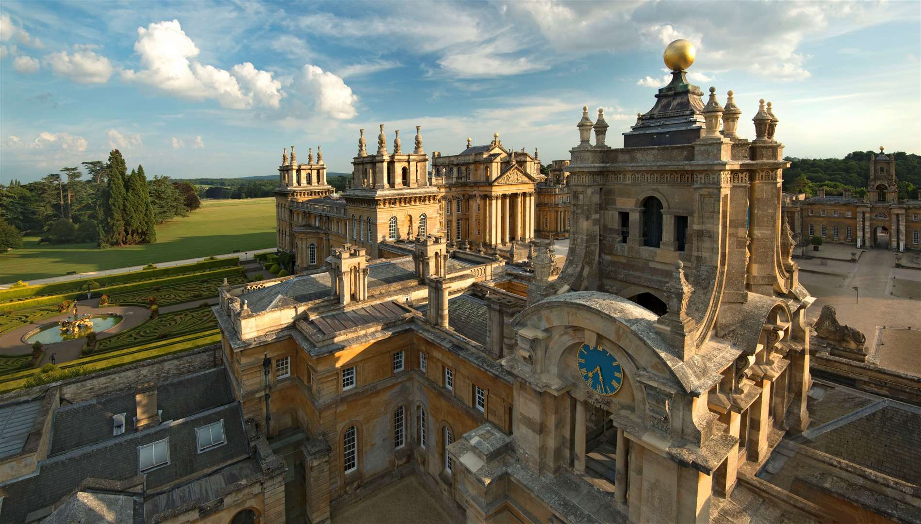 Blenheim Palace Clock Tower North Front East Courtyard