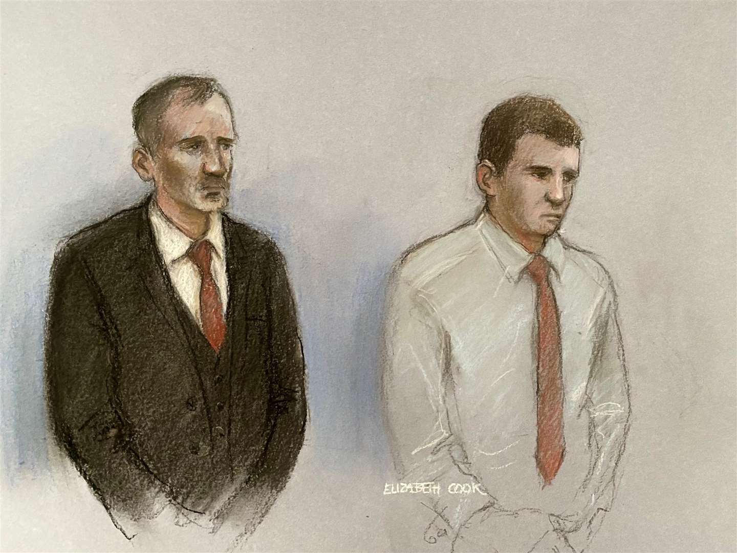 Daniel Graham and Adam Carruthers are on trial at Newcastle Crown Court (Elizabeth Cook/PA)