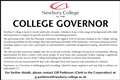 COLLEGE GOVERNOR REQUIRED