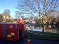 River levels falling but groundwater continuing to rise 