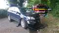 Three elderly people taken to hospital after 4 x 4 crashes into Yattendon tree
