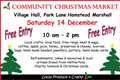 COMMUNITY CHRISTMAS MARKET Saturday 14 December