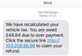 The scam DVLA text that could cost you your bank balance 