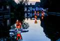 Pictures: Blazing canal spectacular