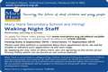 Waking Night Staff Required