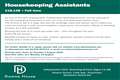 Housekeeping Assistants Required