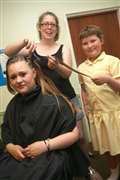 Theale schoolgirl loses her locks for charity