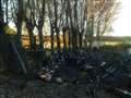 Firefighters from two counties battle North Sydmonton blaze