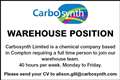 WAREHOUSE POSITION