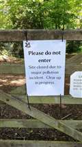 Woolton Hill beauty spot closed due to pollution fears