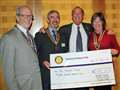 West Berkshire Rotary clubs present cheque to local charity 