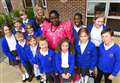 Woolton Hill pupils entertain Ugandan headteacher
