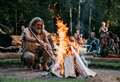 Wasing to celebrate solstice at the Sacred Glade