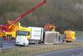 Overturned lorry causes A34 traffic delays around Newbury