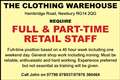 Full & Part-Time Retail Staff Required