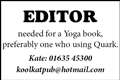 Editor needed for a Yoga book
