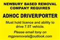 ADHOC DRIVER/PORTER REQUIRED