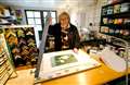 Printmaker at work in Upper Basildon