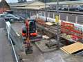 Newbury Station upgrade work underway 