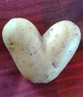 Here it is – a Valentine's Day potato!
