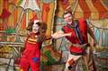 Opening night for Newbury Corn Exchange panto, oh yes it is!